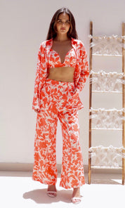 Saville 3 Piece Co-ord - Orange