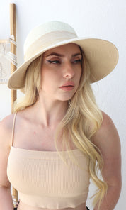 Eva Straw Hat - Cream