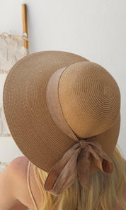 Angelica Straw Hat - Camel