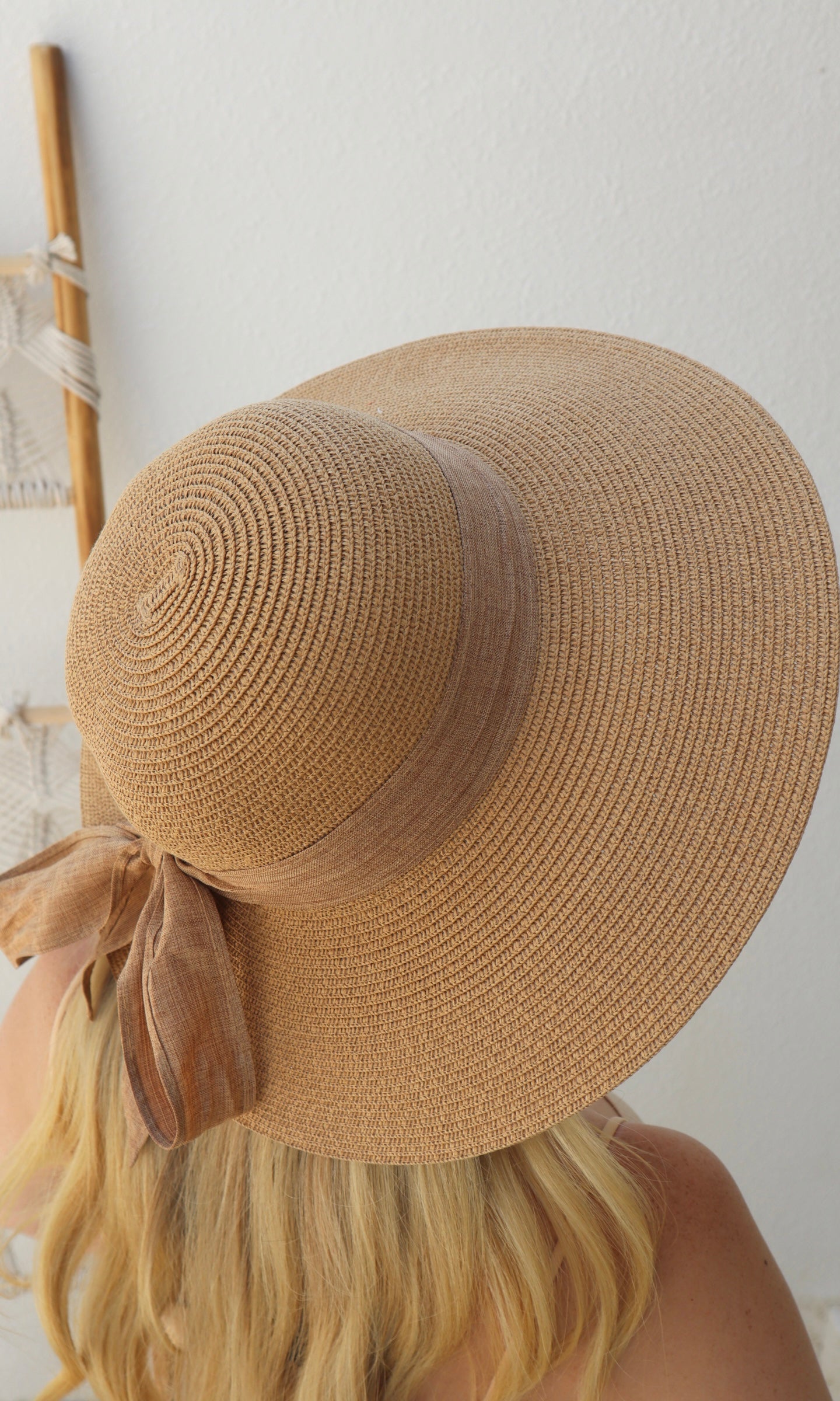 Angelica Straw Hat - Camel