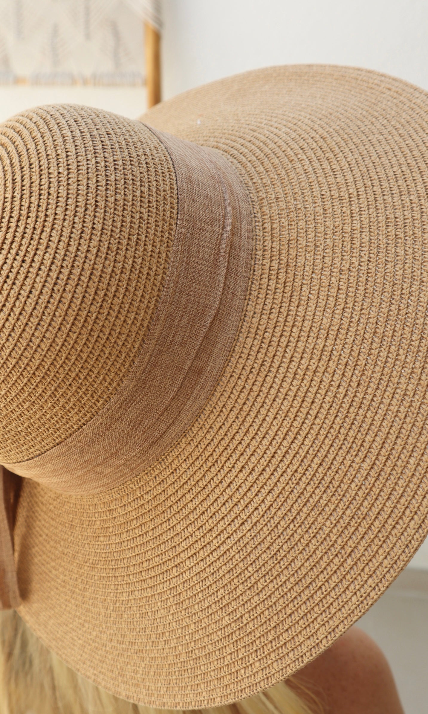 Angelica Straw Hat - Camel